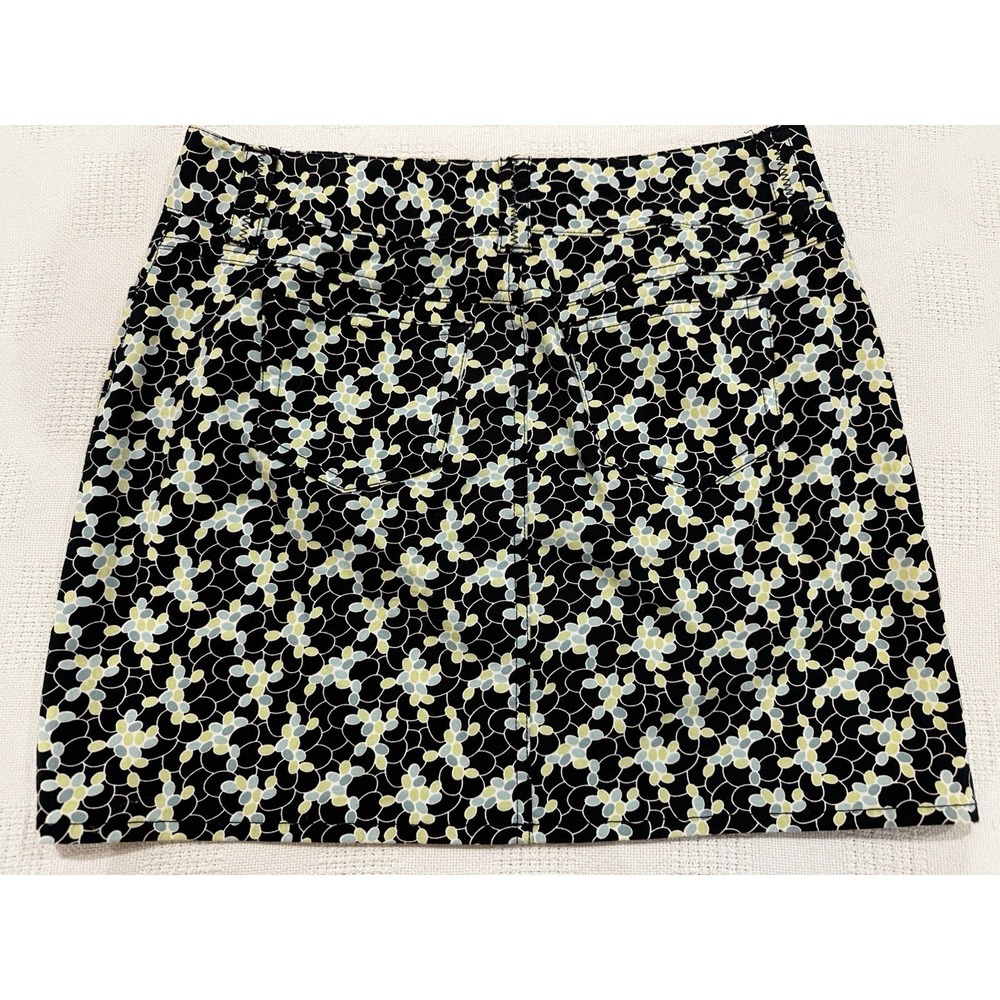 Ann Taylor Loft Petite 8P Floral Skirt Stretch Cotton Pockets 16" NWOT - Picture 7 of 7
